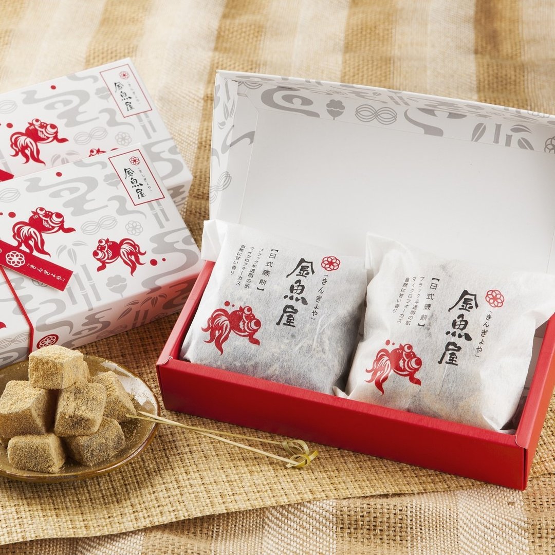 【金鱼屋 kingyoya】综合蕨饼小礼盒 (3种口味综合) - 蛋糕/甜点 - 新鲜食材 红色