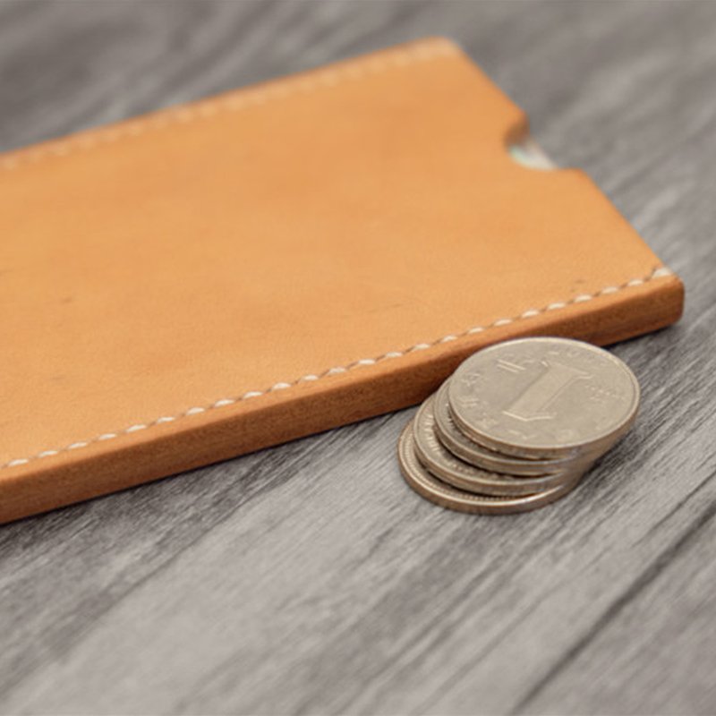 手工植鞣牛皮驾照套 - 其他 - 真皮 金色