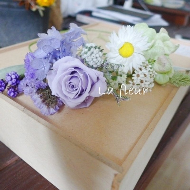 [ Love headdress flower ] 不凋玫瑰绣球花冠 - 植栽/盆栽 - 植物．花 多色