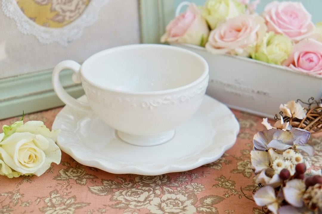 {HighTea下午茶杯盘组} 奶白 ~伦敦进口，复古纯正英伦血统~ - 茶具/茶杯 - 其他材质 白色