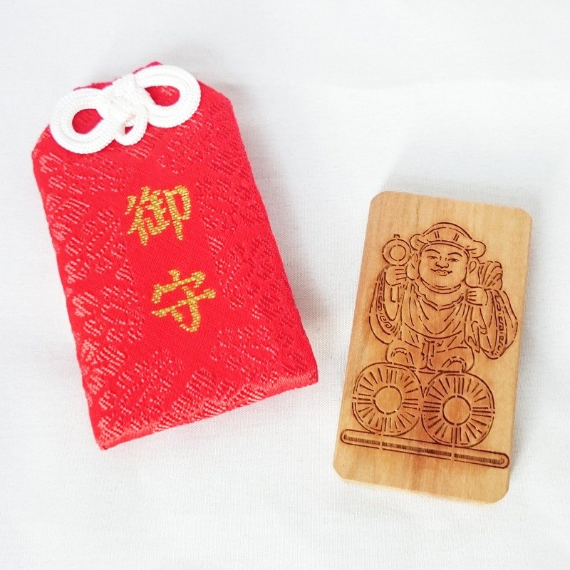 ㊣印度老山檀香木－日本御守袋【(财神)大黑天】 - 其他 - 木头 咖啡色