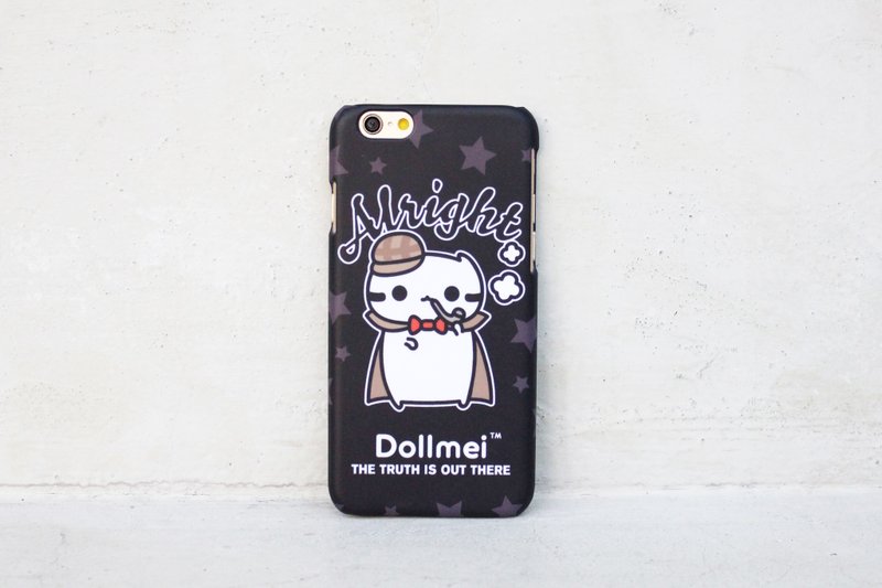 Dollmei iPhone 6 手机壳 福尔摩斯 可爱猫猫 黑色 - 手机壳/手机套 - 硅胶 黑色