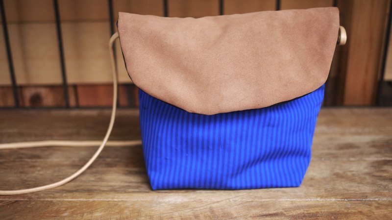 Wabi系列｜平行线｜斜背包 - 侧背包/斜挎包 - 棉．麻 