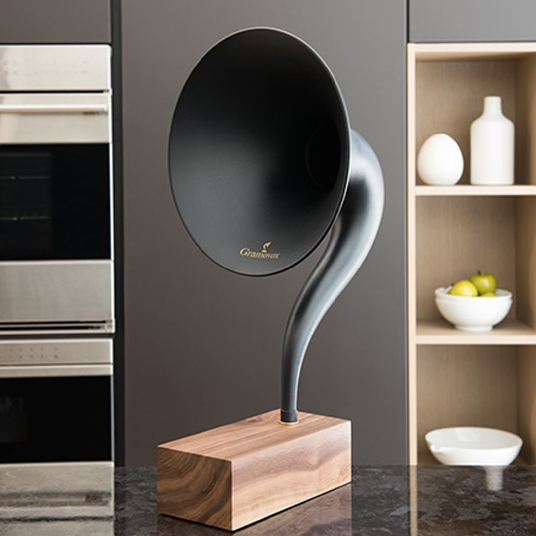 Gramovox 蓝牙留声机 | WOOW COLLECTION - 扩音器/喇叭 - 其他金属 咖啡色