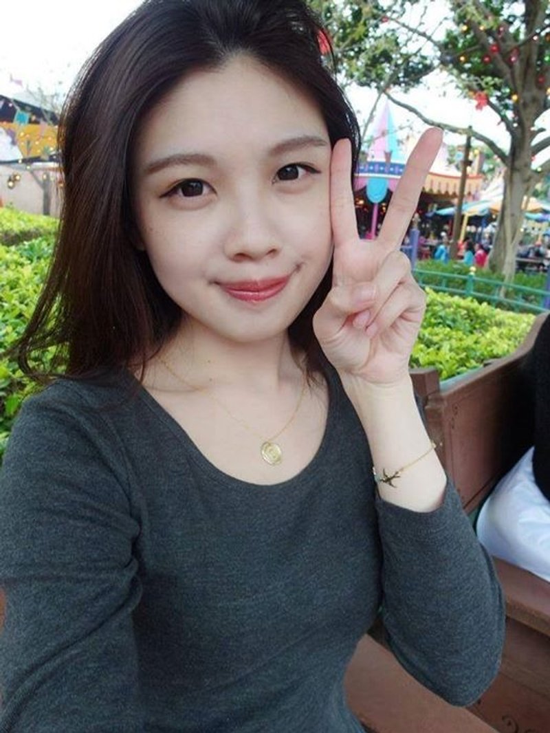 自订款封蜡字母项链-亚金 - 项链 - 其他金属 