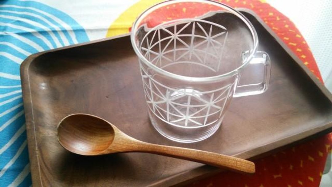 KIRIKO heat mug large lattices flower - 咖啡杯/马克杯 - 其他材质 