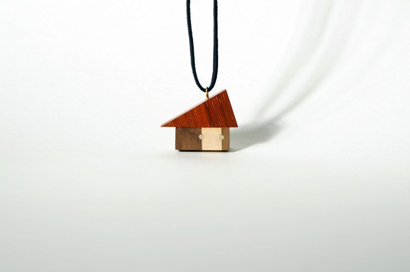 小木建筑 - 呗塔WOOD - 项链 - 木头 咖啡色