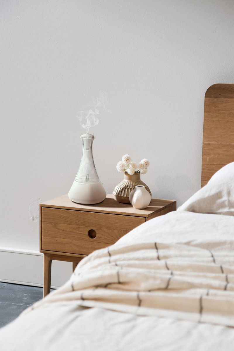 【赠精油】奥罗拉陶瓷扩香仪 |无水扩香|礼赠|纾压.放松| - 香薰/精油/线香 - 陶 白色