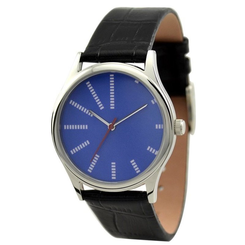 点点跟你说时间手表 (蓝色) - 男表/中性表 - 其他金属 蓝色