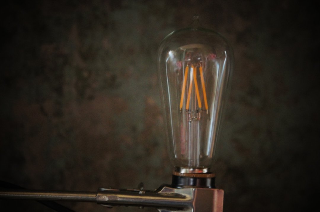 Edison-industry  工业风 爱迪生复古灯泡 LED 水滴4W高亮光源单灯爱迪生LED灯丝灯泡110v - 灯具/灯饰 - 玻璃 黄色