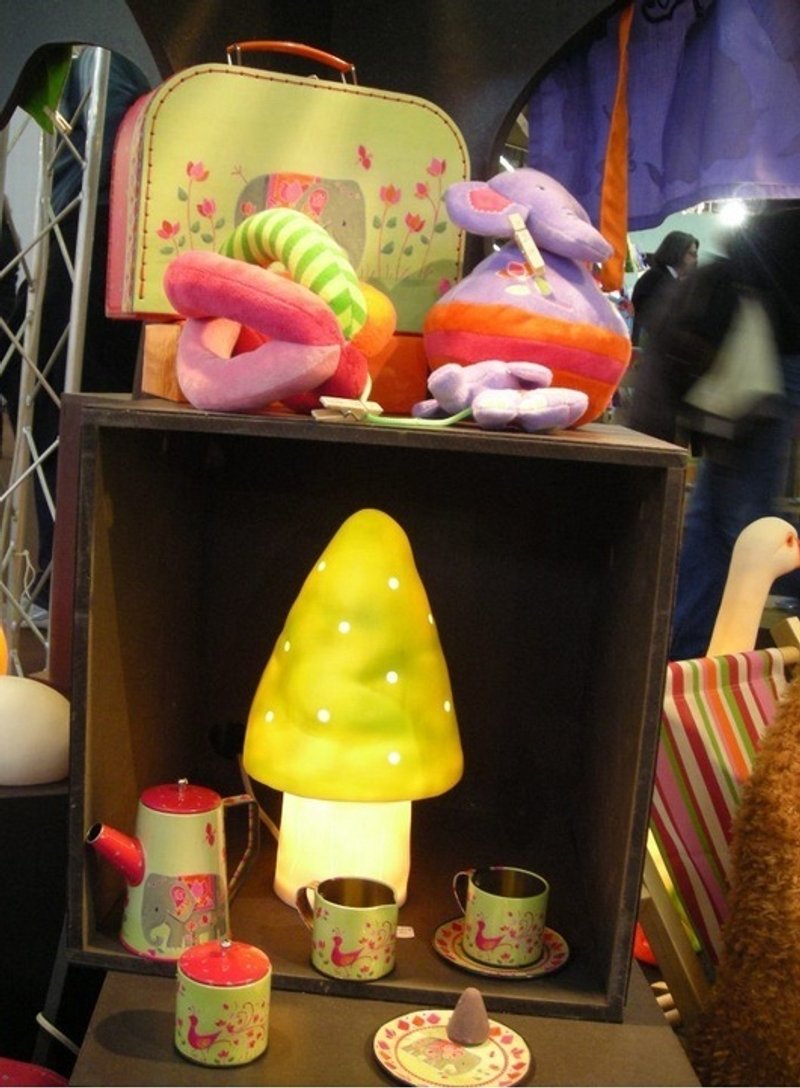 EGMOMT 小蘑菇夜灯-淡绿 - 灯具/灯饰 - 塑料 绿色