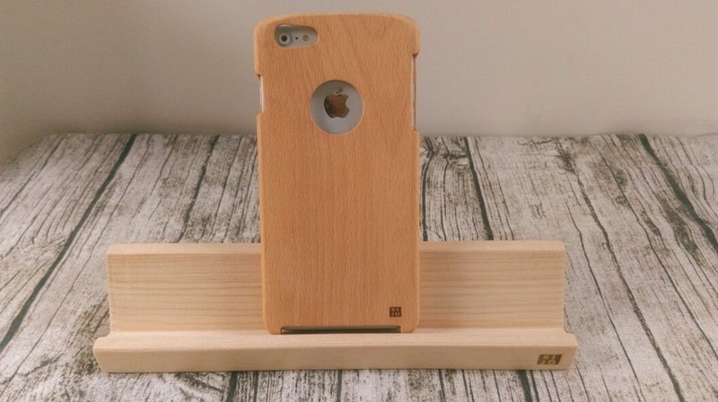 iphone6 PLUS 原木手机壳 - 3D素面基本款 (榉木) - 手机壳/手机套 - 木头 咖啡色