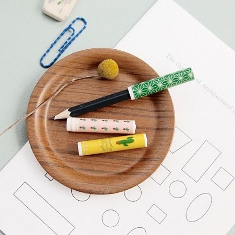 Dessin x Iconic-Iconic 铅笔笔盖延长器V2(6入)-Green,ICO81784 - 笔筒/笔座 - 塑料 多色