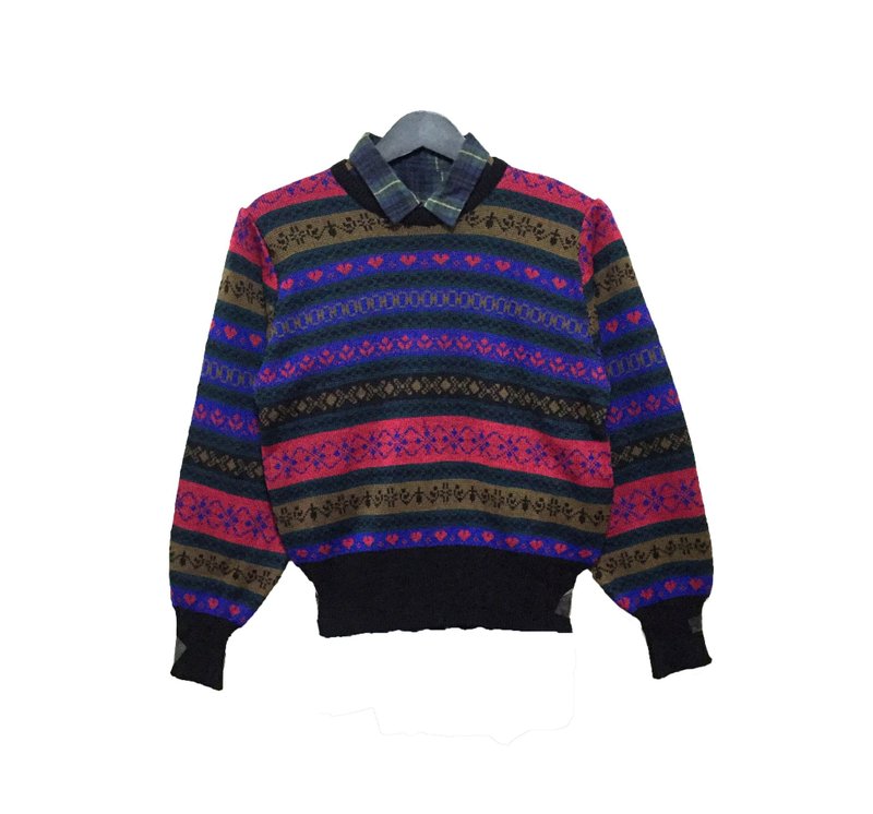 古着毛衣 | VS801 | 爱心编码 | 针织 - 男装针织衫/毛衣 - 其他材质 多色