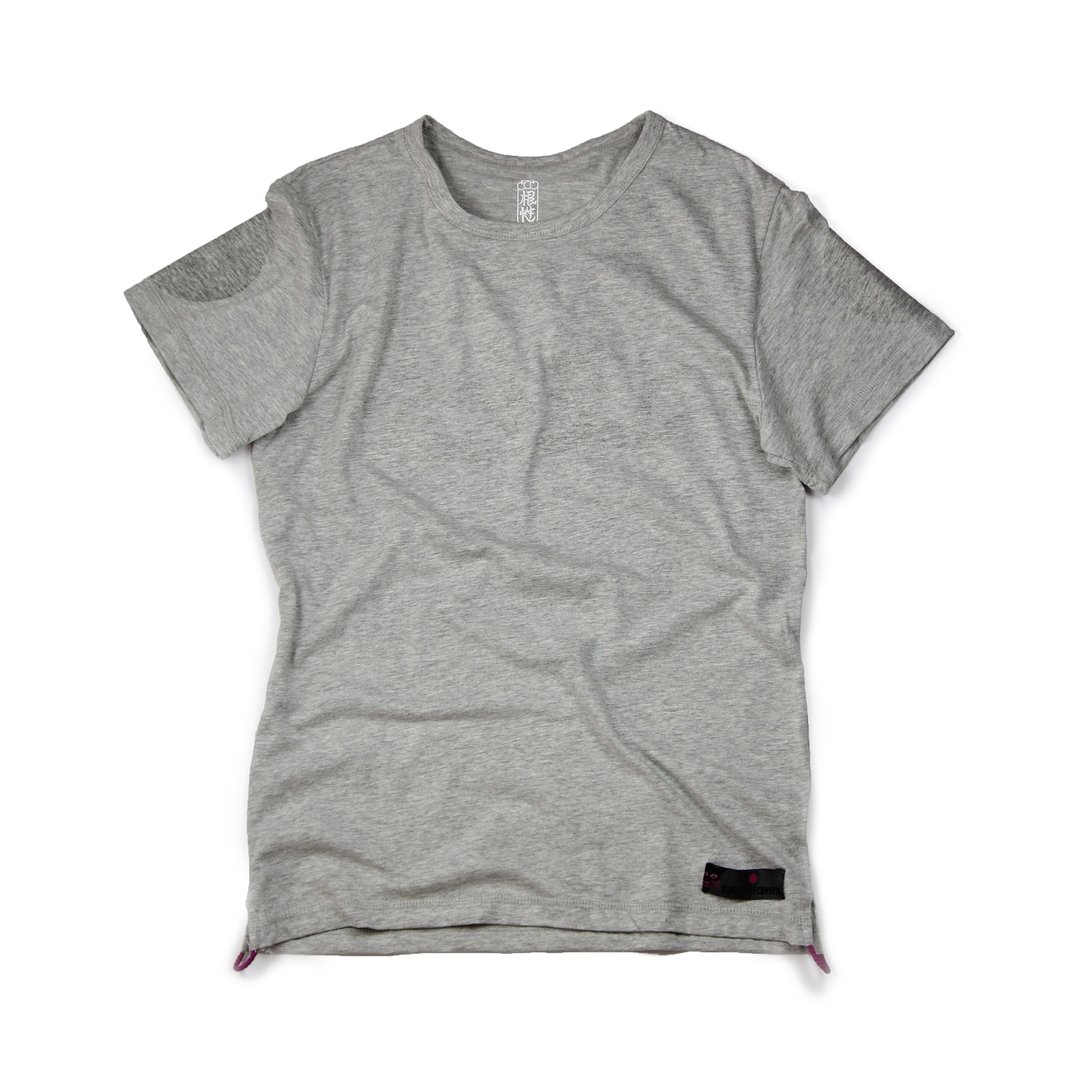 SAMA'PATTIBHYA'M® Alpha 235C T-Shirt 30支纯棉T恤 (短袖) 麻花灰 - 男装上衣/T 恤 - 其他材质 灰色