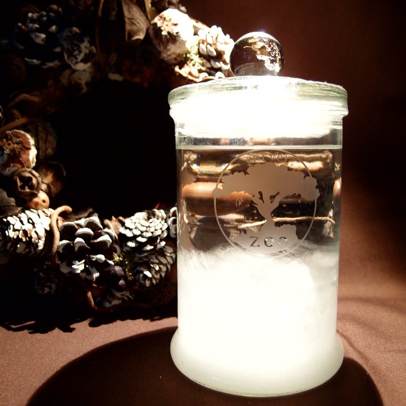 刻字订作。天气瓶 ❅‘素雅的摆饰’。大 - 摆饰 - 玻璃 白色