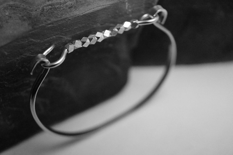 质感纯银手环 l 鱼唛一号 纯银手环 l  原创设计手作 - 手链/手环 - 纯银 银色