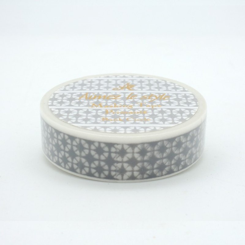 Aimez le style纸胶带- 圆型蜡染(A02105) - 纸胶带 - 纸 多色