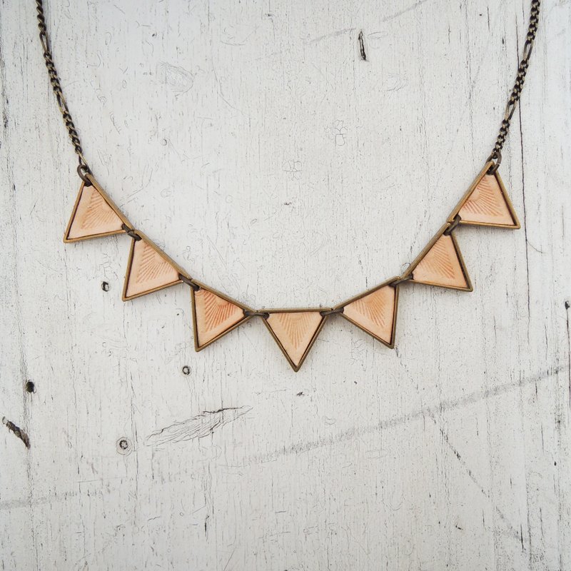 original-原皮色图腾项链 - 项链 - 其他材质 金色