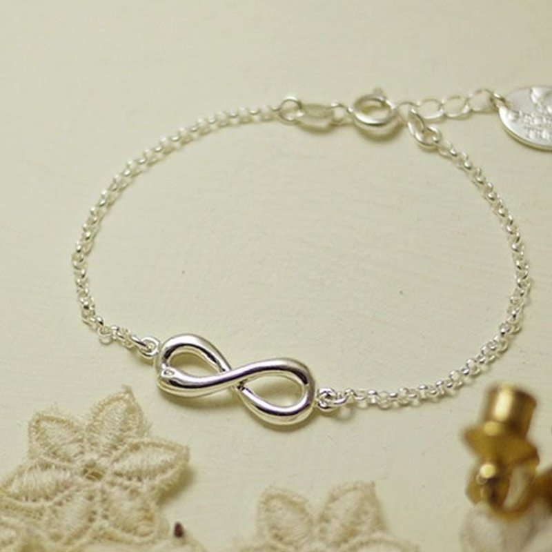 Georgia Tsao //蛇年限定-小龙无限纯银手练 - 手链/手环 - 其他金属 灰色