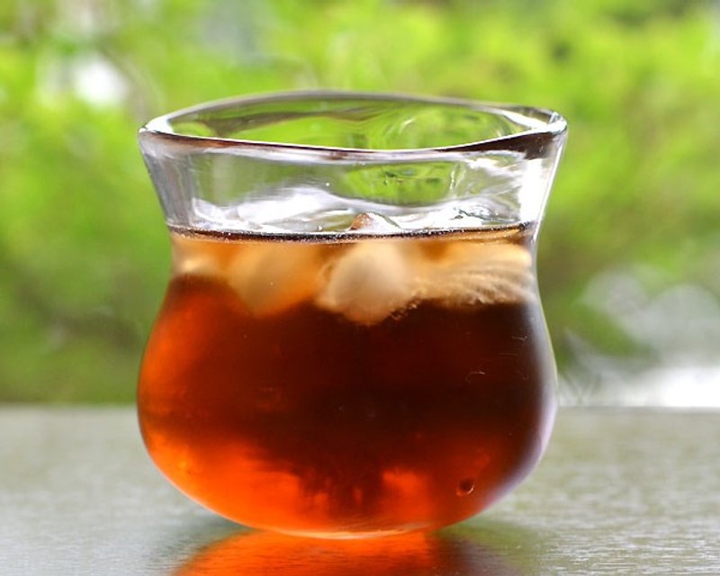 暮暮 圆弧玻璃瓶 - 茶具/茶杯 - 玻璃 白色