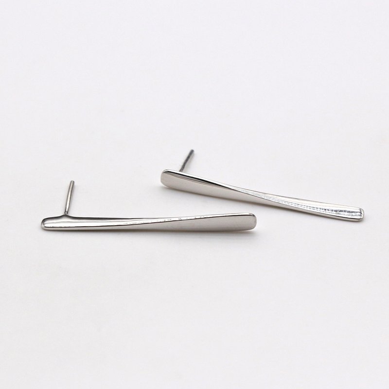 无极限 纯银耳环 - 耳环/耳夹 - 纯银 银色