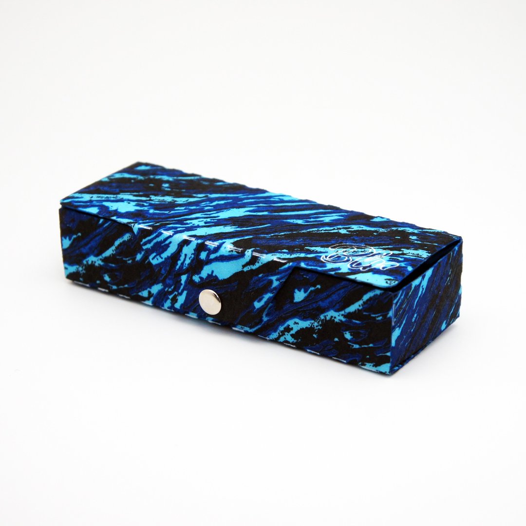 BLR 布制 Color Box 铅笔盒 万用盒 CB08 蓝色矿石 - 铅笔盒/笔袋 - 其他材质 蓝色