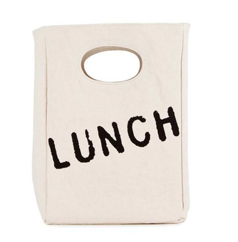 【加拿大Fluf有机棉】随手袋--(午餐时刻) - 手提包/手提袋 - 棉．麻 白色