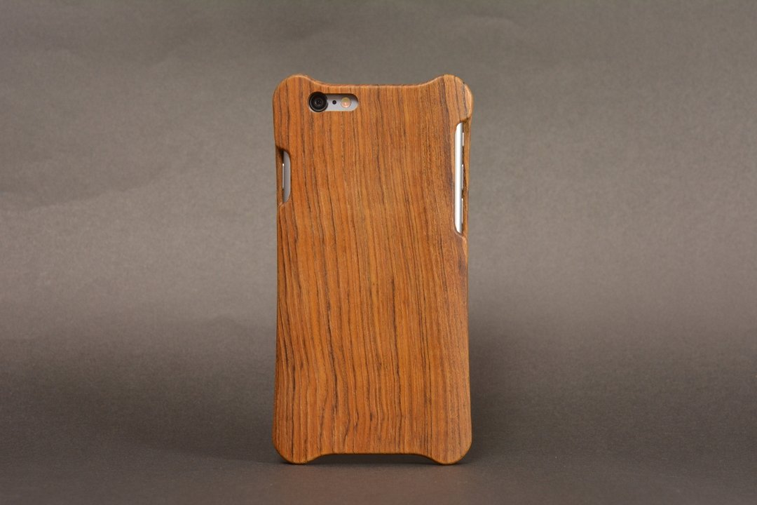 Apple iPhone 6 Plus 木作壳_柚木 - 手机壳/手机套 - 木头 咖啡色