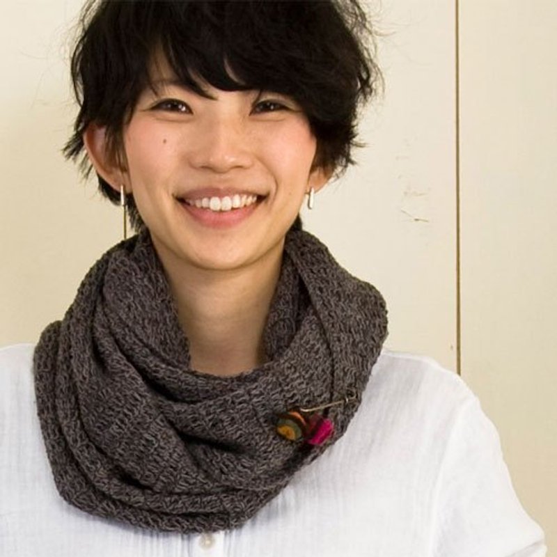 地球树fair trade-2013 秋季新品“围巾系列”-手织绵 围巾/披肩2W (只剩两色) - 丝巾 - 其他材质 