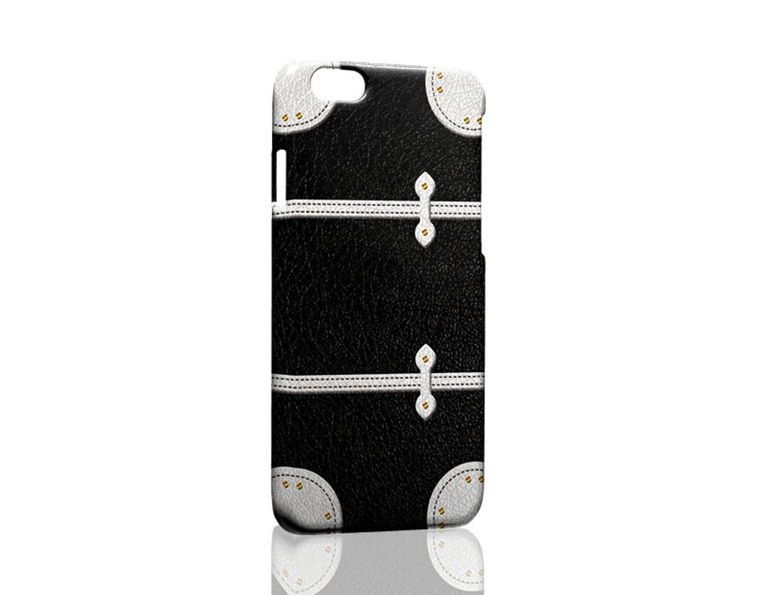 黑白行李箱订制手机壳 Samsung S5 S6 S7 note4 note5 iPhone 5 5s 6 6s 6 plus 7 7 plus ASUS HTC m9 Sony LG g4 g5 v10 手机壳 手机套 电话壳 phonecase - 手机壳/手机套 - 塑料 黑色