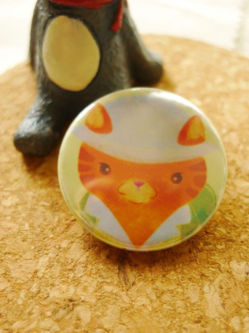 小队长-32mm小胸章 - 胸针 - 塑料 