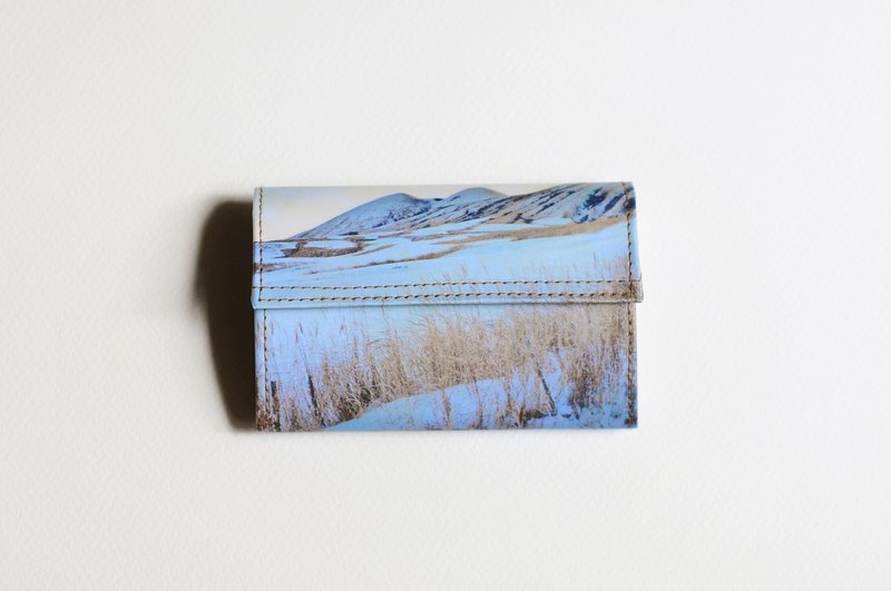 1983ER小纸包-冬日雪山 - 零钱包 - 纸 灰色