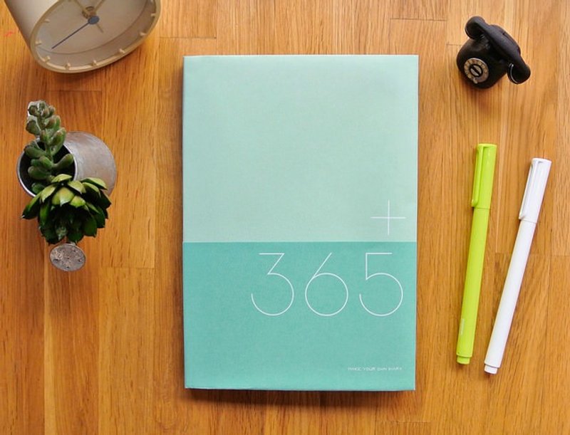 365好好记Ⅵ v.2 [粉绿] - 笔记本/手帐 - 纸 多色