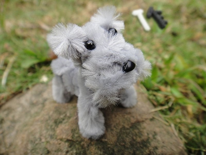 随行宠物 雪纳瑞 - 玩偶/公仔 - 其他材质 灰色