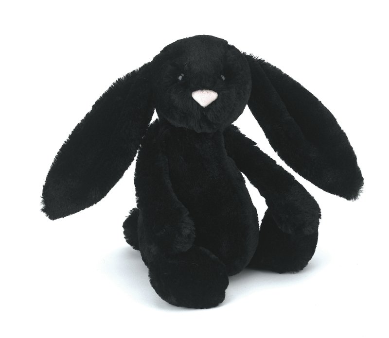 Jellycat Bashful Treacle Bunny 兔 31cm - 玩偶/公仔 - 棉．麻 黑色