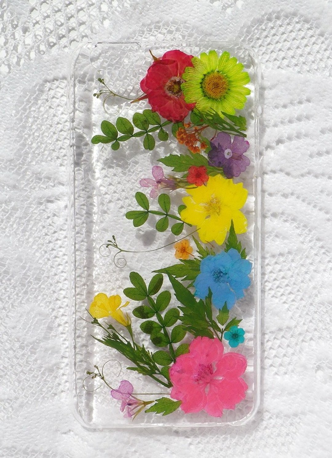 Anny's workshop手作押花手机保护壳，适用于iphone 6/6S plus, 幸福手作 - 手机壳/手机套 - 塑料 