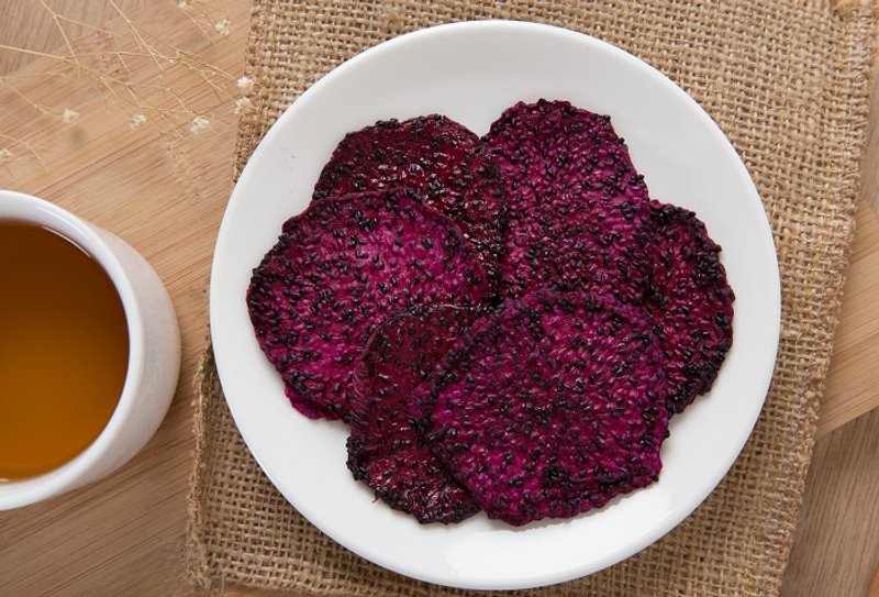 Double N天然鲜果干系列  红龙果干 - 水果干 - 新鲜食材 红色