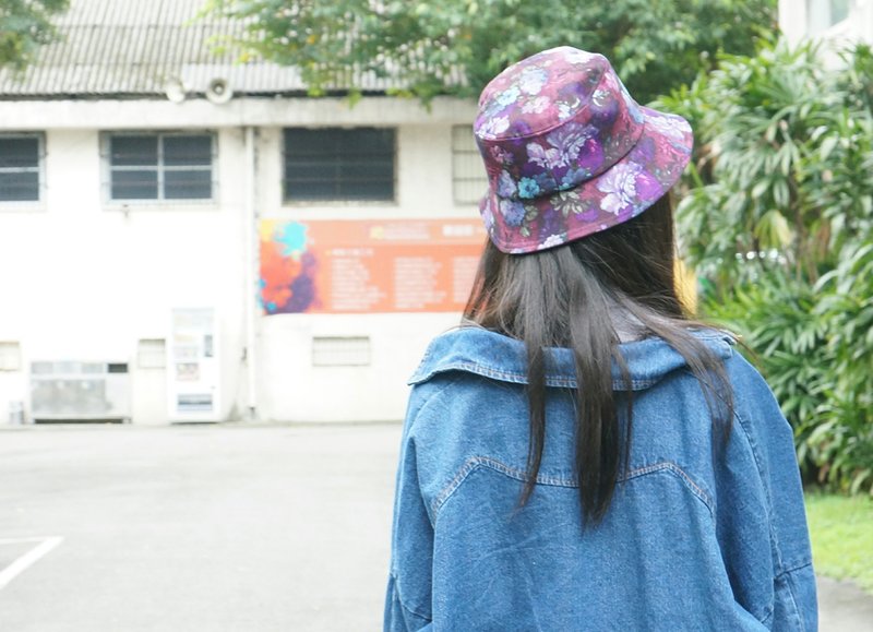 ☚ 缤纷系 _ 好春日渔夫帽 _ 永恒之花 ☛ - 帽子 - 其他材质 紫色