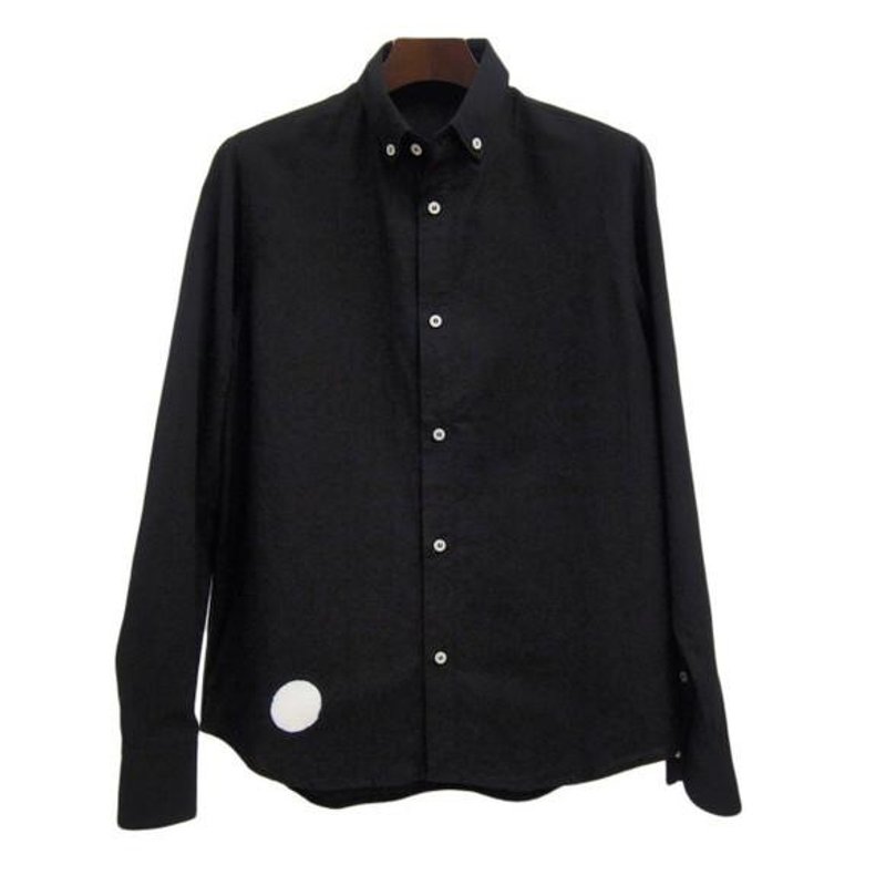 <Sサイズ> The black-and-white round die-cut by Tsumugirabo by black-dyed shirt traditional craft Nagoya black crested dyed in Japan - 女装衬衫 - 其他材质 