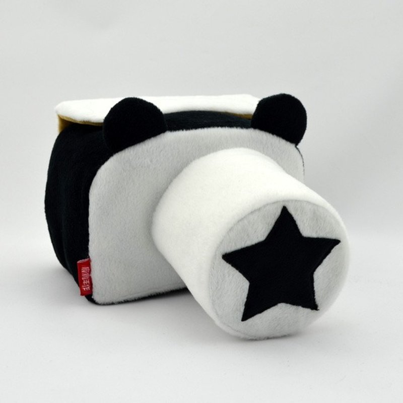 相机包 （为你的相机）量机定制 个性手工黑白小熊卡通011 - 相机包/相机袋 - 其他材质 黑色