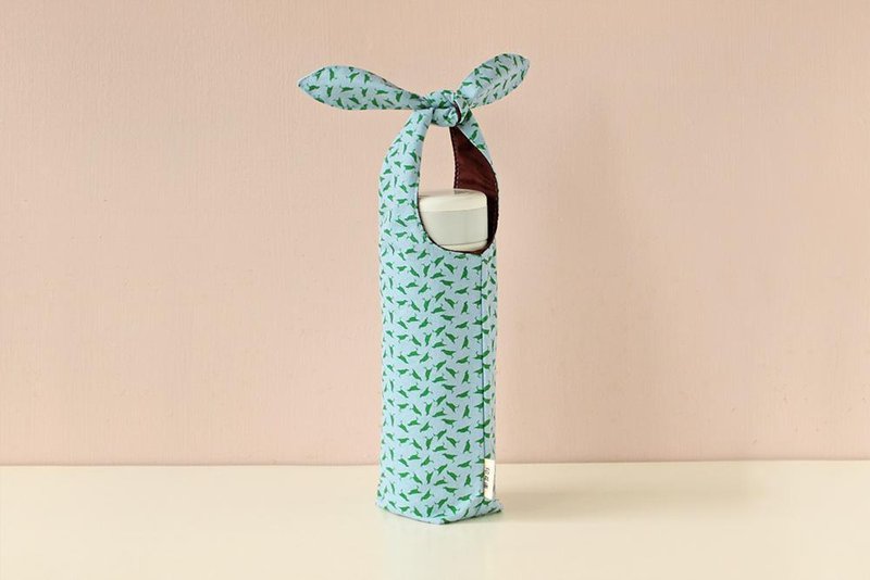 兔耳保温袋-水池蓝绿色 - 随行杯提袋/水壶袋 - 其他材质 