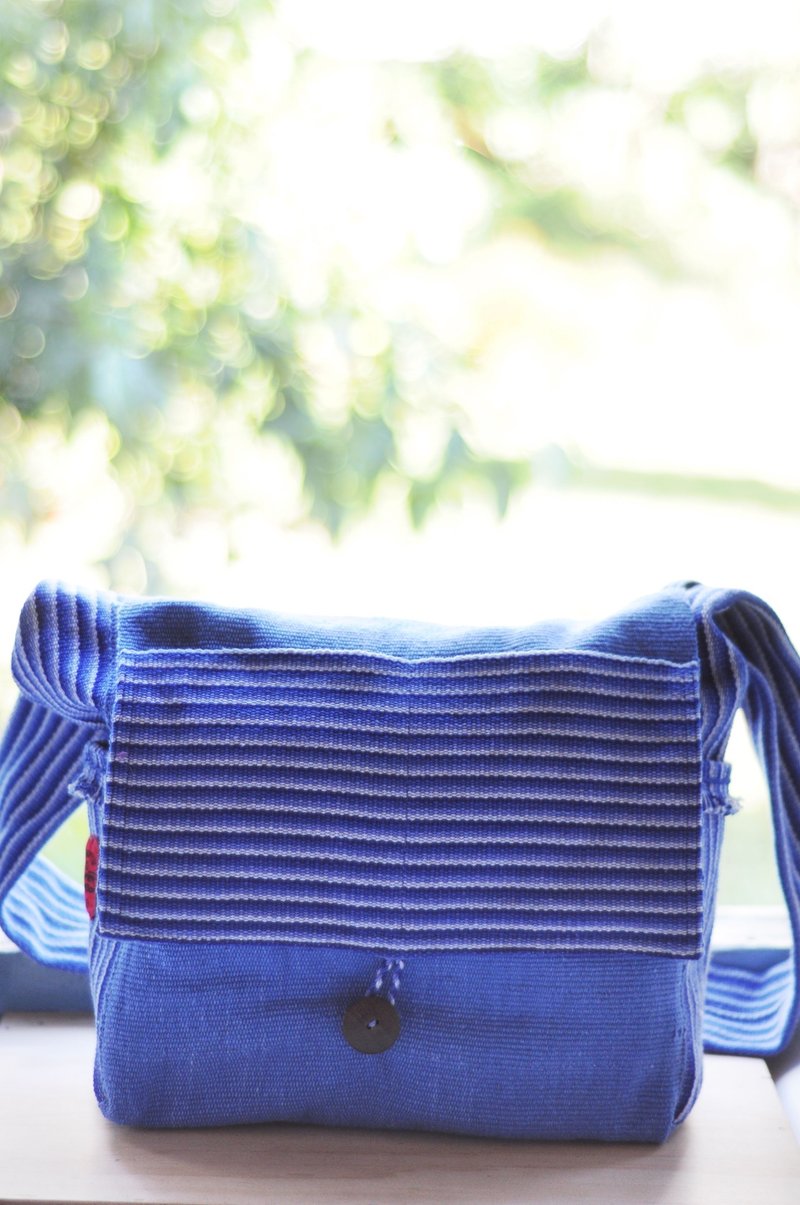 手织布海洋 帆布书包/斜背包/侧背包/肩背包(仅存一件) - 侧背包/斜挎包 - 其他材质 