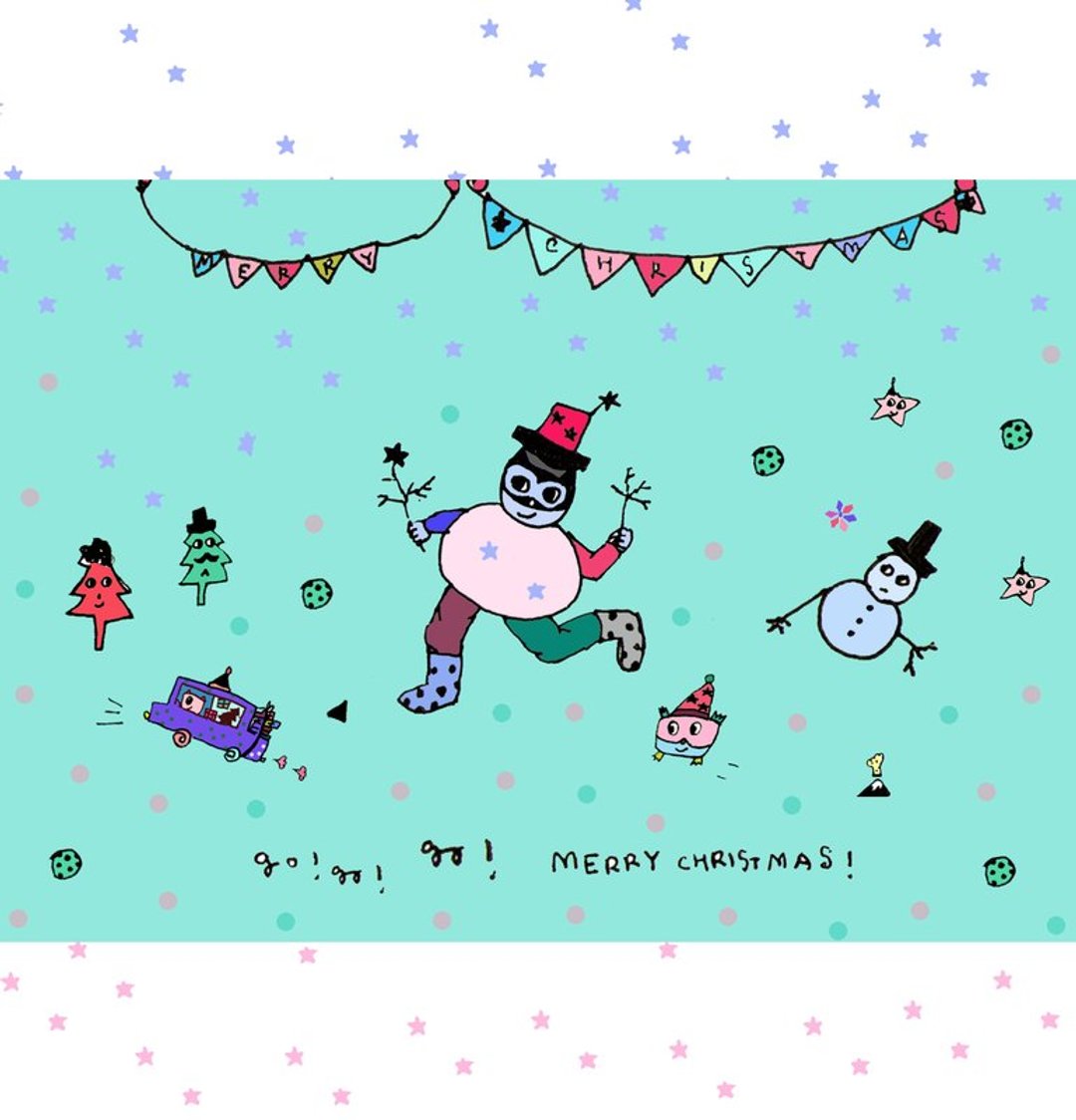 Halo！Christmas---大家都赶着去过节 ★ 圣诞卡片（8色）明信片任四张免运费：） - 卡片/明信片 - 纸 多色