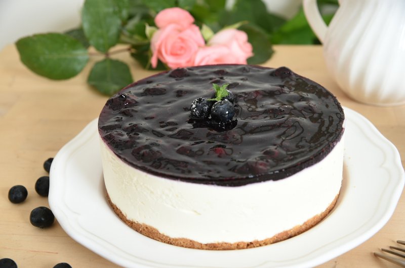 莉雅蓝莓果露法国生乳酪蛋糕4号 (使用百分之百法国进口起士) 6寸 - 咸派/甜派 - 新鲜食材 