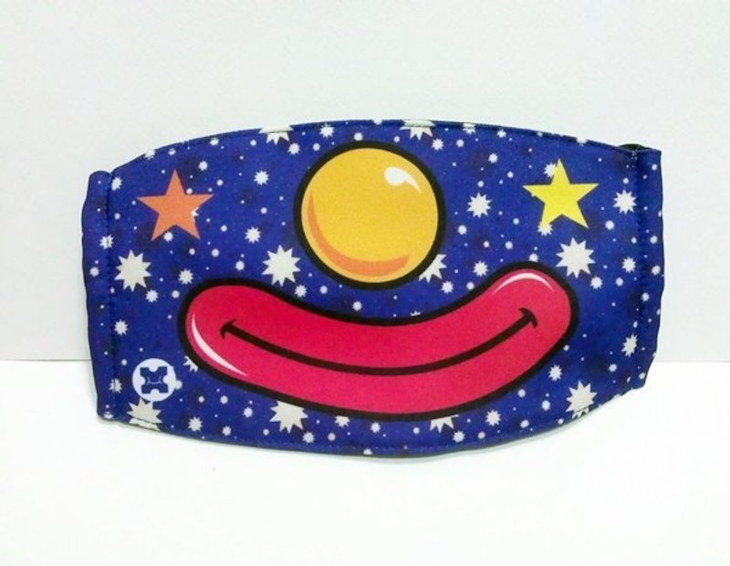 手工印制口罩-小丑系列(彩色底共五款) - 口罩 - 其他材质 多色