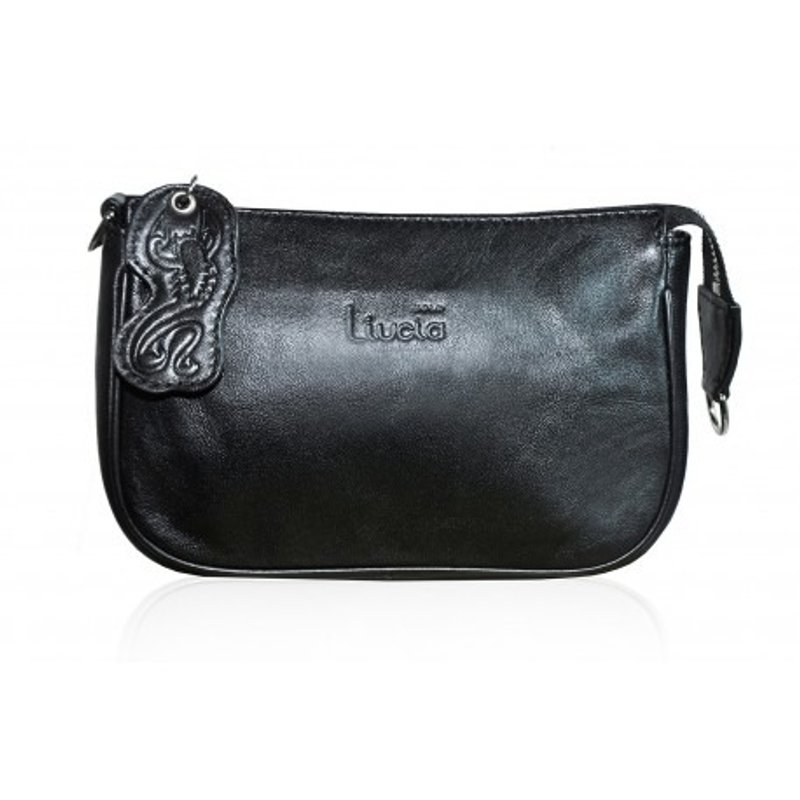 LUCY MATTE BLACK LEATHER BAG - 其他 - 真皮 黑色
