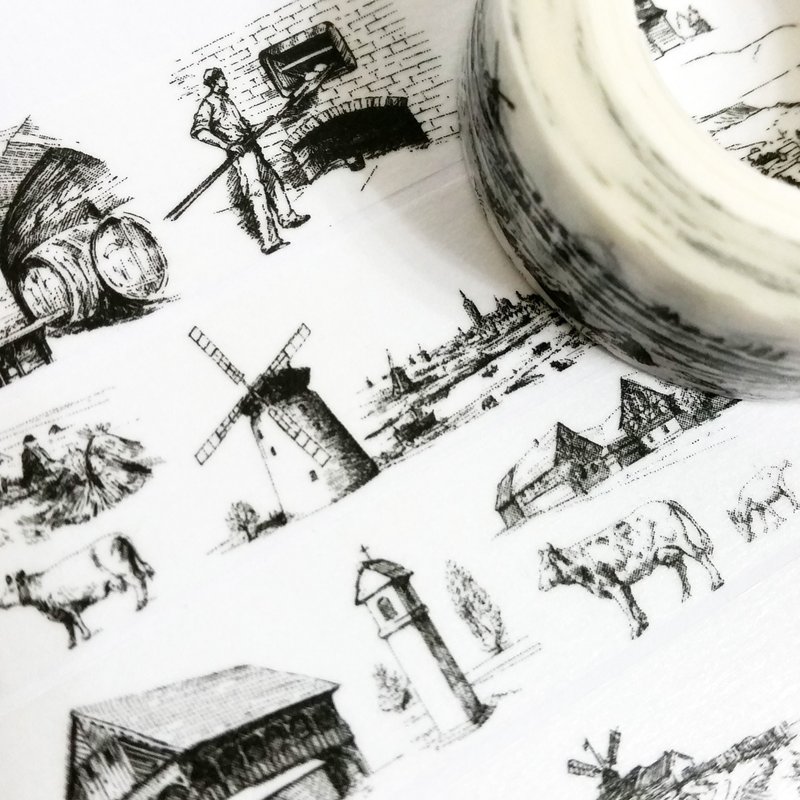 纸胶带 知足常乐 - 纸胶带 - 纸 