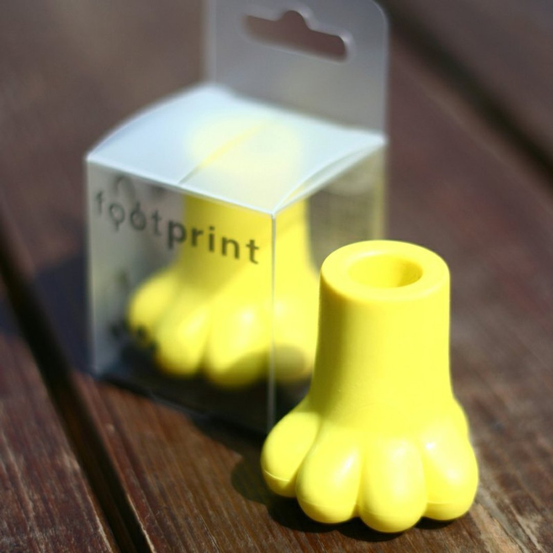 footprint［足迹雨伞脚垫］【初阳色】/ M / ( 孔径13~14.5 mm ) - 雨伞/雨衣 - 防水材质 黄色