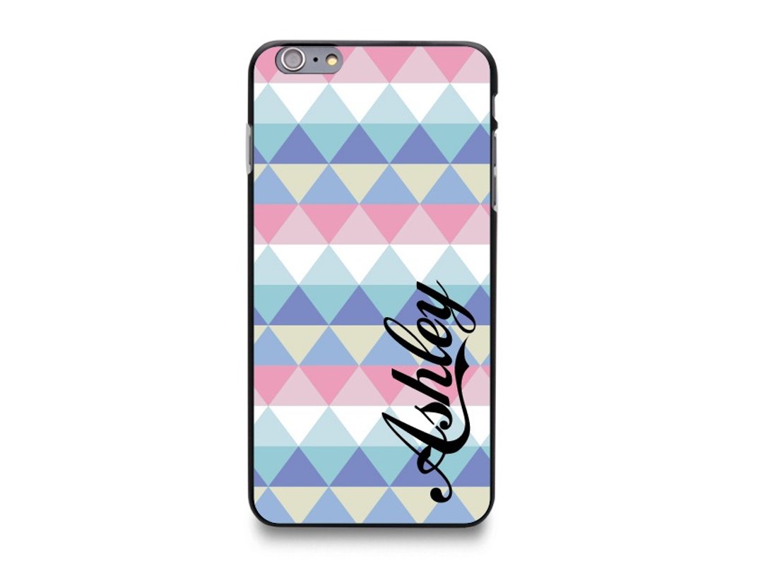 个性化自订名字手机后壳(L4) - iPhone 4, iPhone 5, iPhone 6, iPhone 6, Samsung Note 4, LG G3, Moto X2, HTC, Nokia, Sony - 手机壳/手机套 - 塑料 